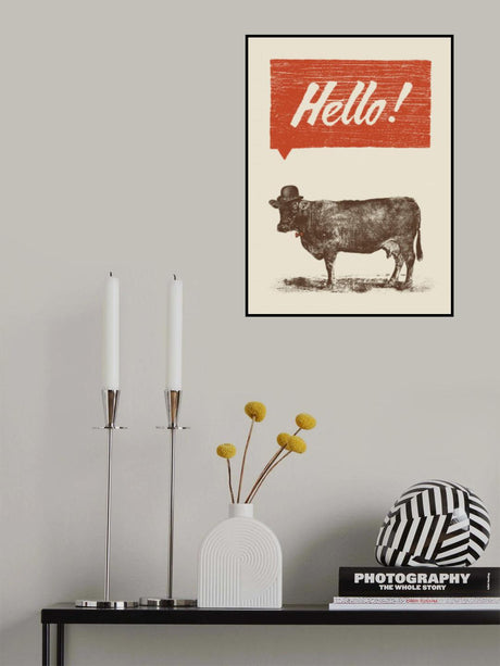 Hello Poster och Canvastavla