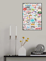 Crazy Poster och Canvastavla