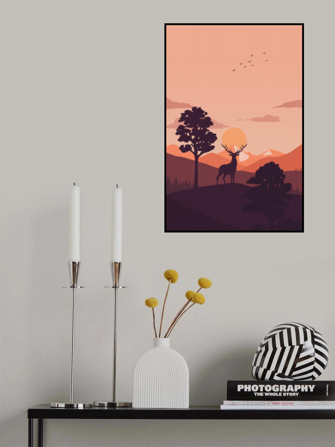 Summer Sunset Poster och Canvastavla