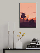 Summer Sunset Poster och Canvastavla