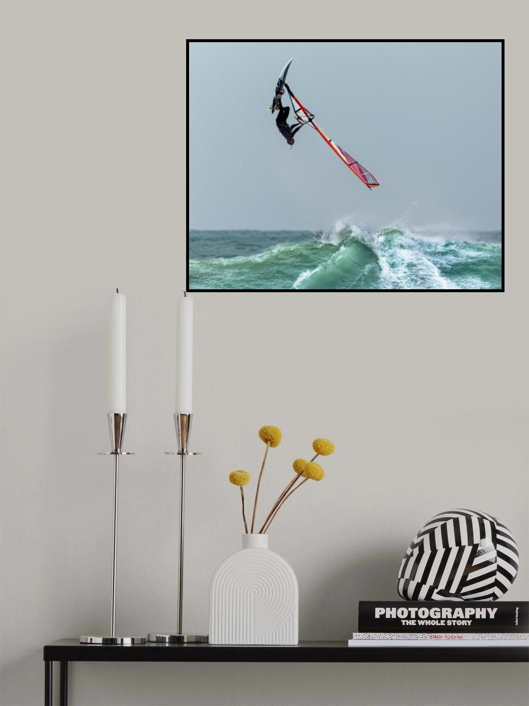 Natural sky jump Poster och Canvastavla