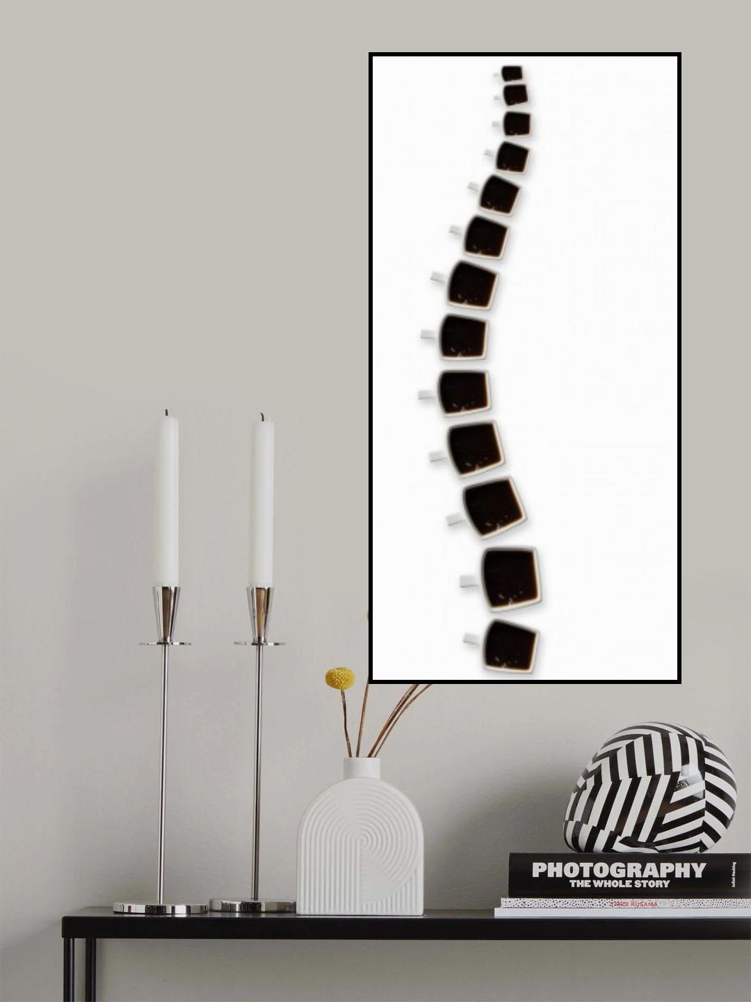 Backbone of coffee Poster och Canvastavla