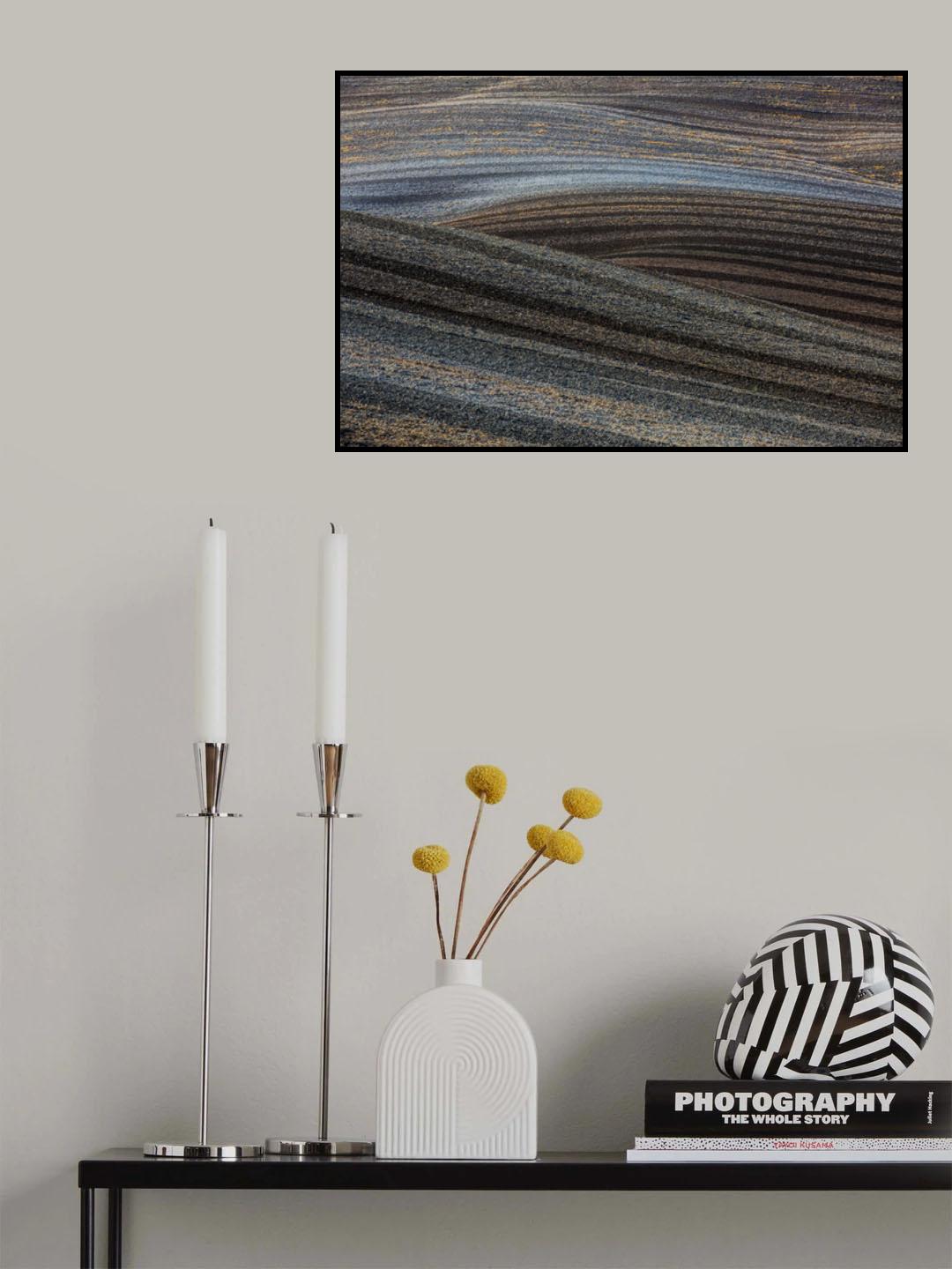 Lines in landscape Poster och Canvastavla