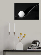 Ball on a Curve Poster och Canvastavla
