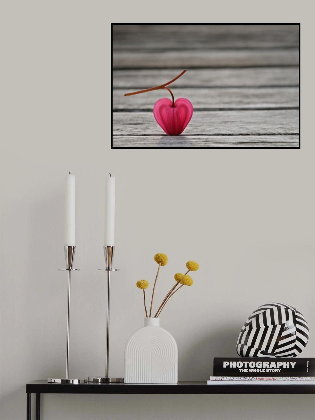 Natural heart Poster och Canvastavla