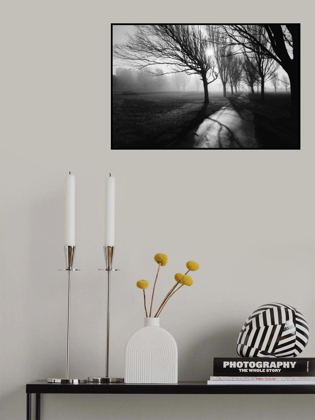 Foggy February Poster och Canvastavla