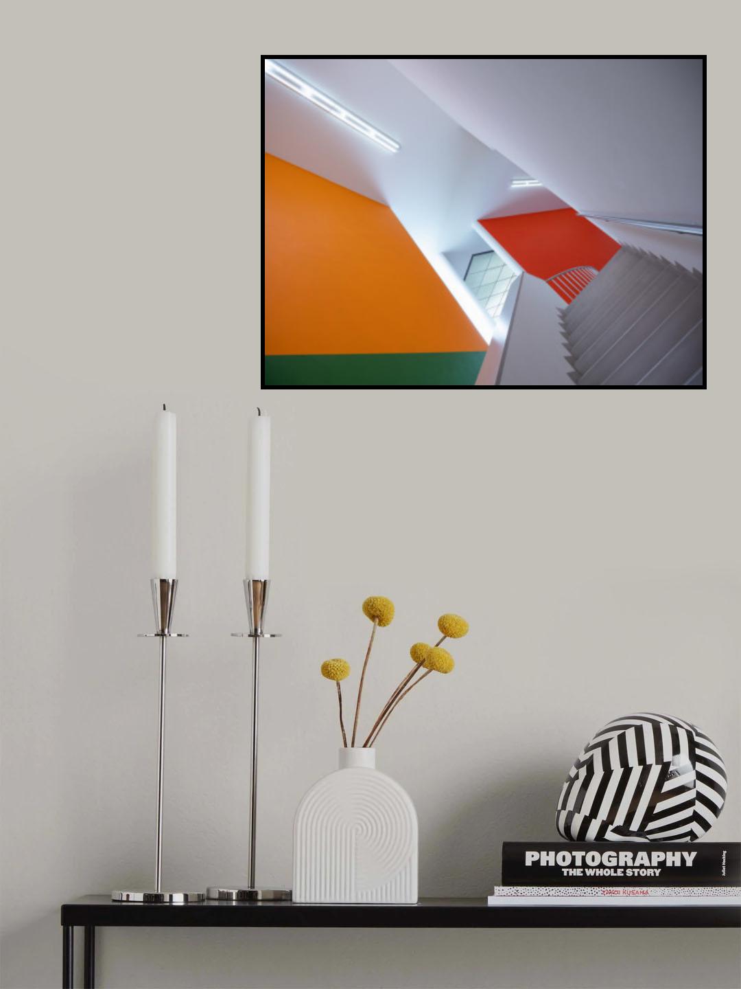 Upstairs Poster och Canvastavla