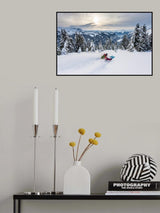 Freeriding with Arnaud Kugener Poster och Canvastavla