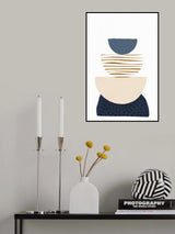 boho blue-3 Poster och Canvastavla
