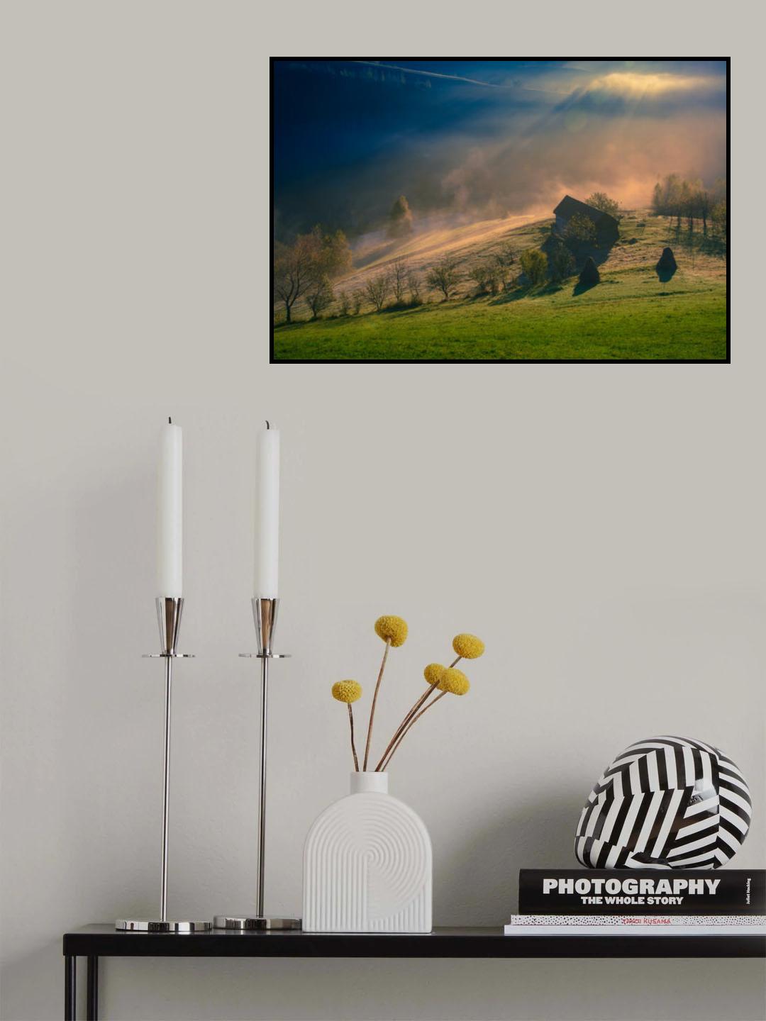 Misty paradise Poster och Canvastavla