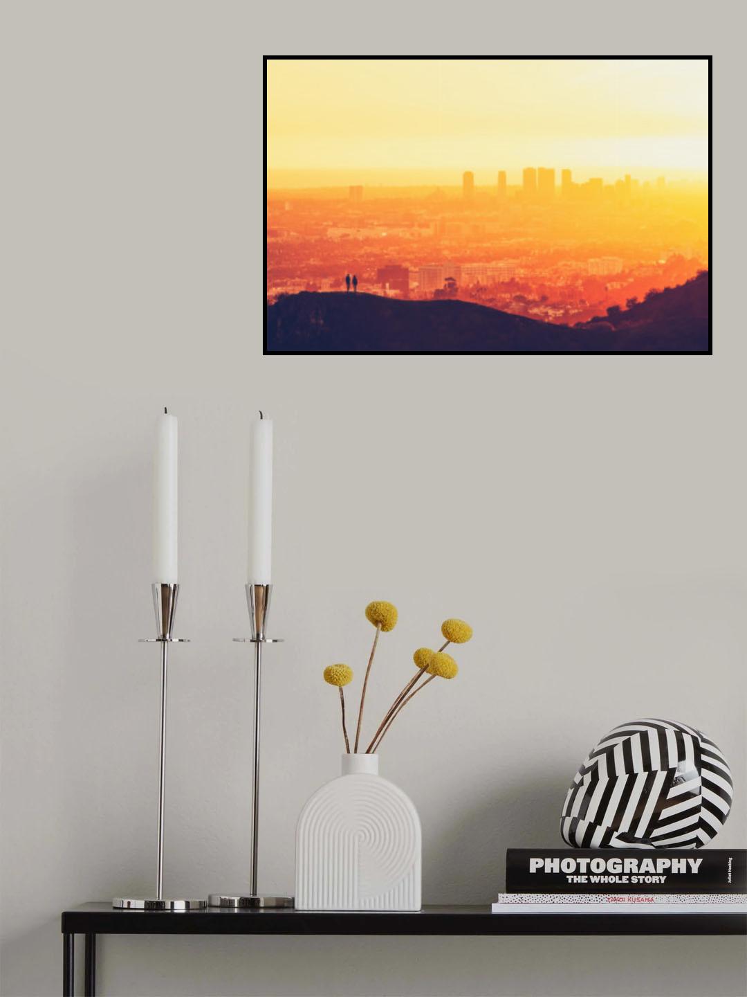 LA Sunset Poster och Canvastavla