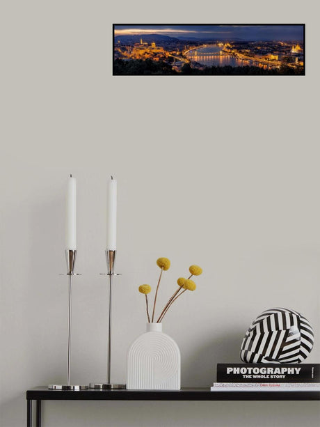 Panorama of Budapest Poster och Canvastavla