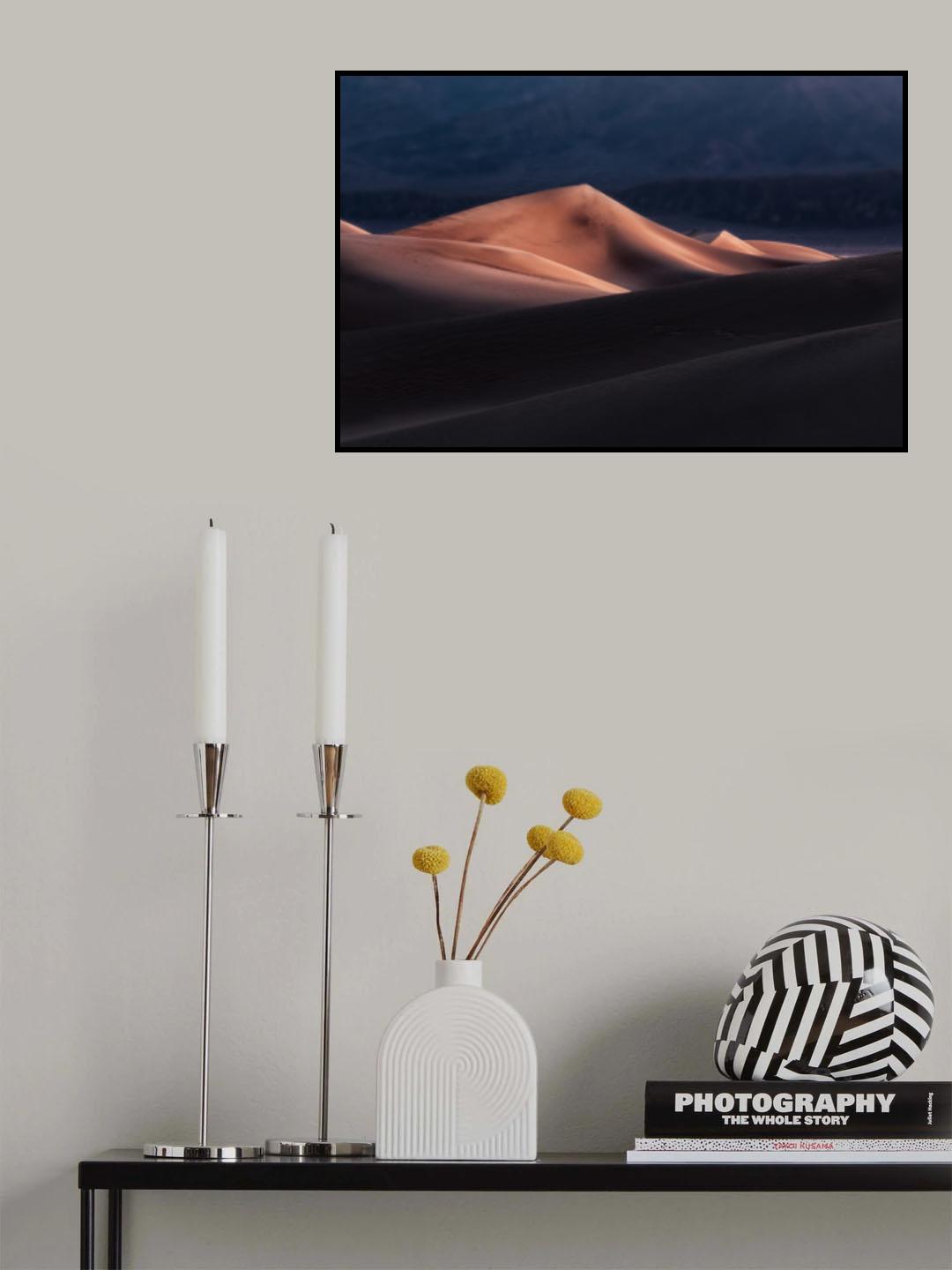 Sand Dunes at Dawn Poster och Canvastavla