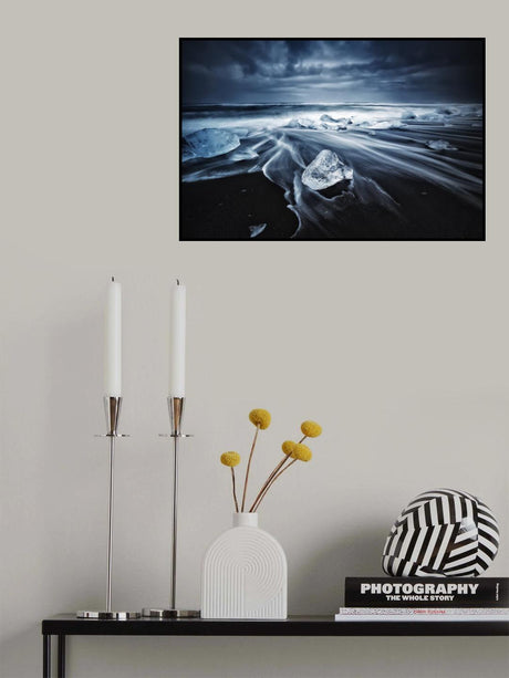 Blue Jokulsarlon Poster och Canvastavla