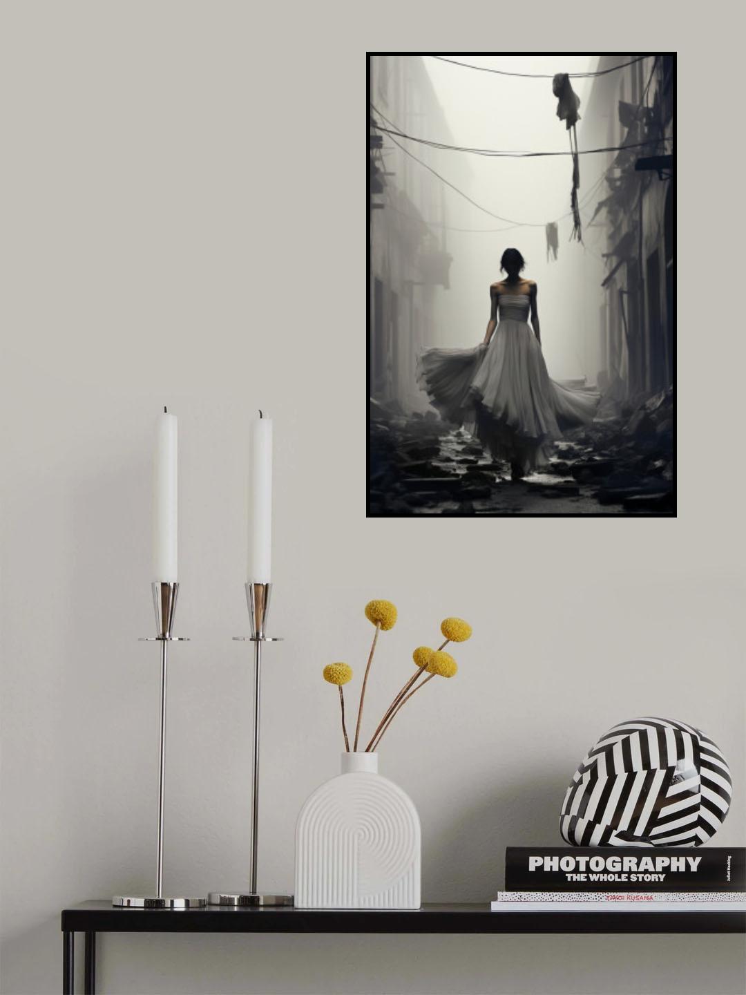 La Robe Blanche Poster och Canvastavla
