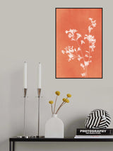 Monograph Orange Flowers Poster och Canvastavla
