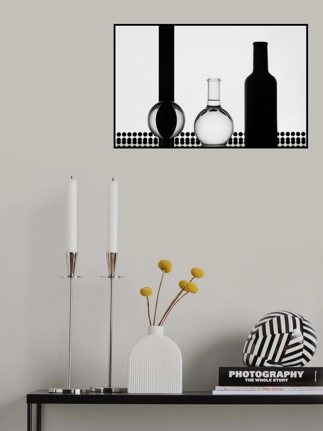 Ball Bottle and Flask Poster och Canvastavla