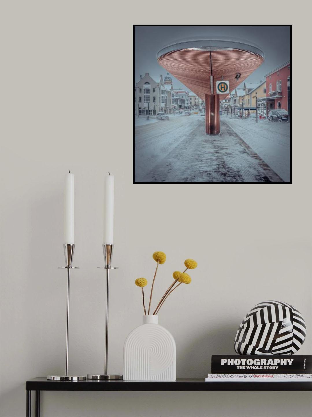 UFO Stop Poster och Canvastavla