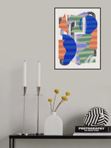 Abstract Stripe Minimal Collage 25 Poster och Canvastavla