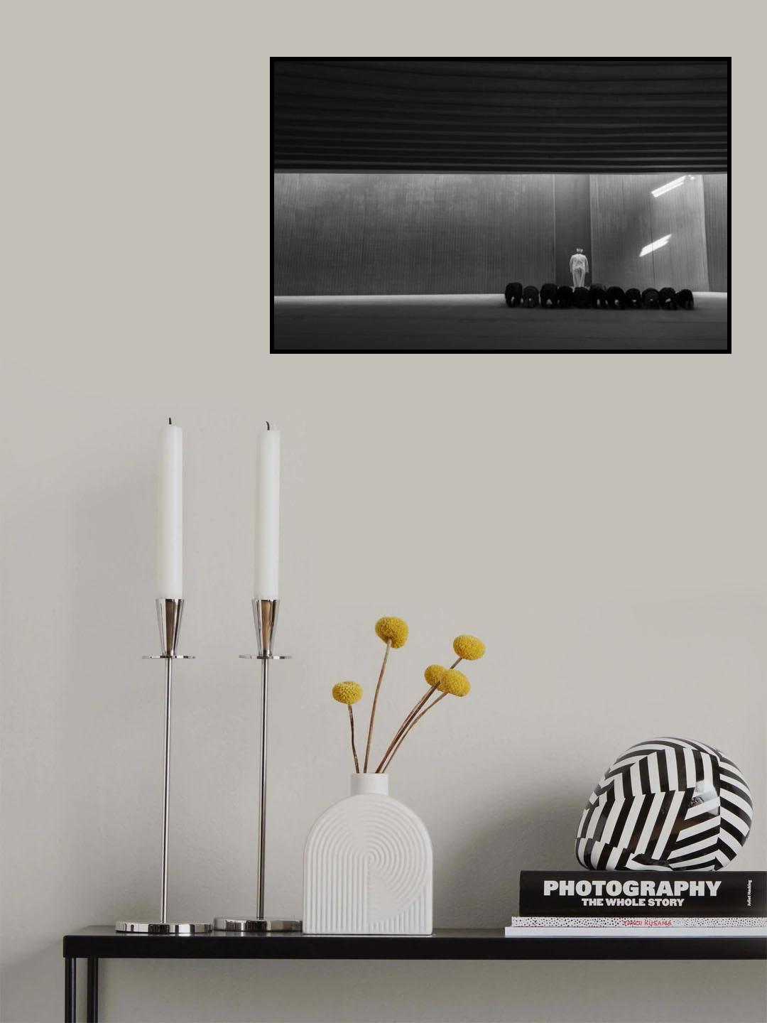 white Poster och Canvastavla