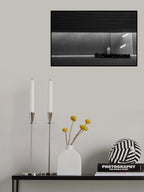 white Poster och Canvastavla