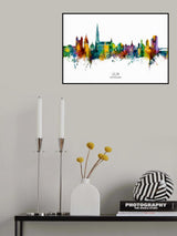 Ulm Germany Skyline Poster och Canvastavla