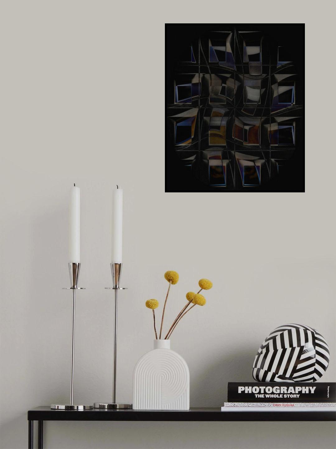 Abstract windows Poster och Canvastavla