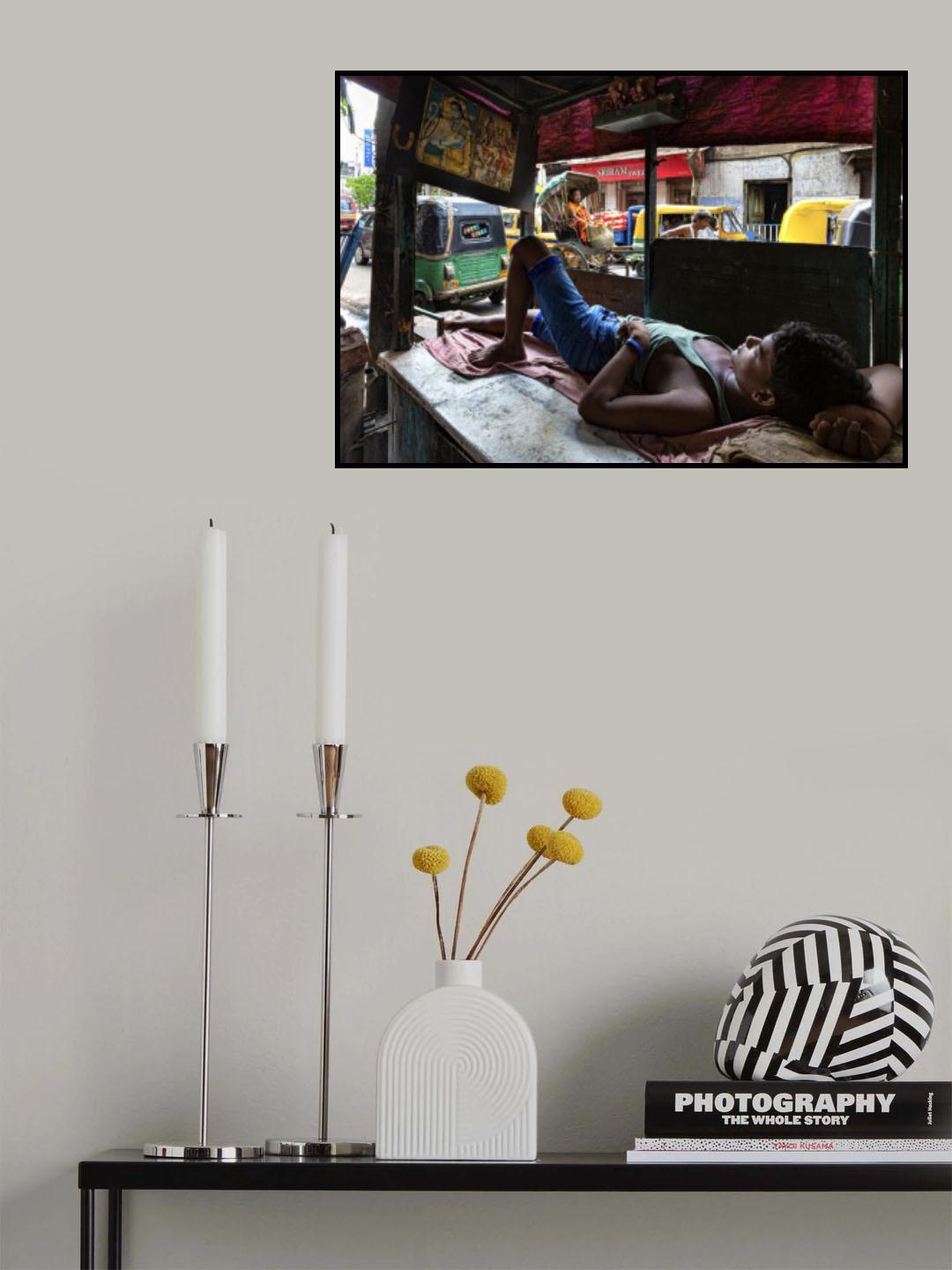 Rest along the street Poster och Canvastavla