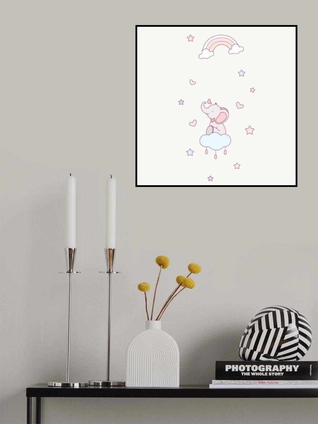 Little Elephant Poster och Canvastavla