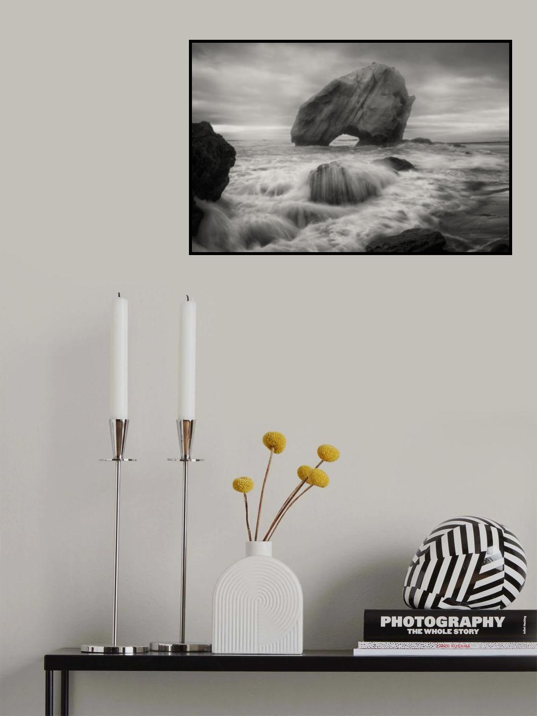 Wave and Cave Poster och Canvastavla