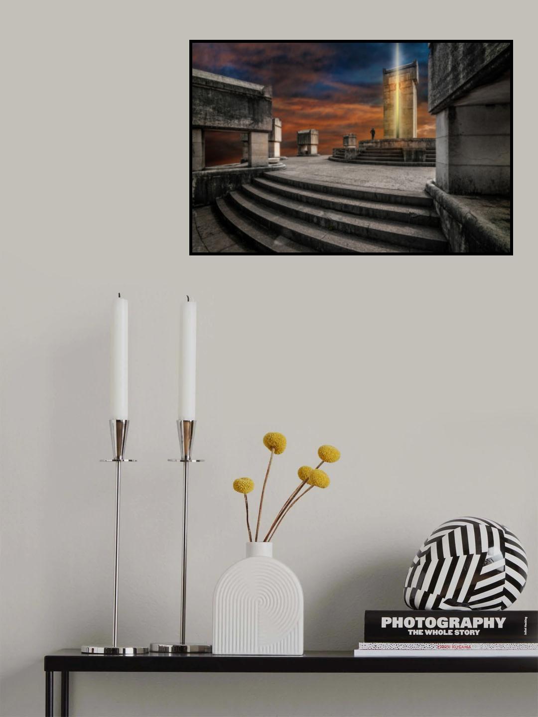 Il Vittoriale Poster och Canvastavla