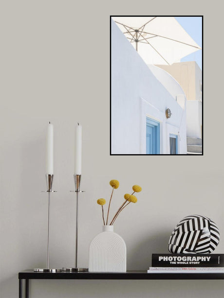 sunshade and blue doors Poster och Canvastavla