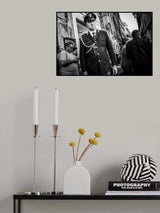 serious police officer Poster och Canvastavla
