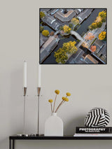 The Autumn of An Ancient Town Poster och Canvastavla