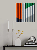 Corrugated flags Poster och Canvastavla