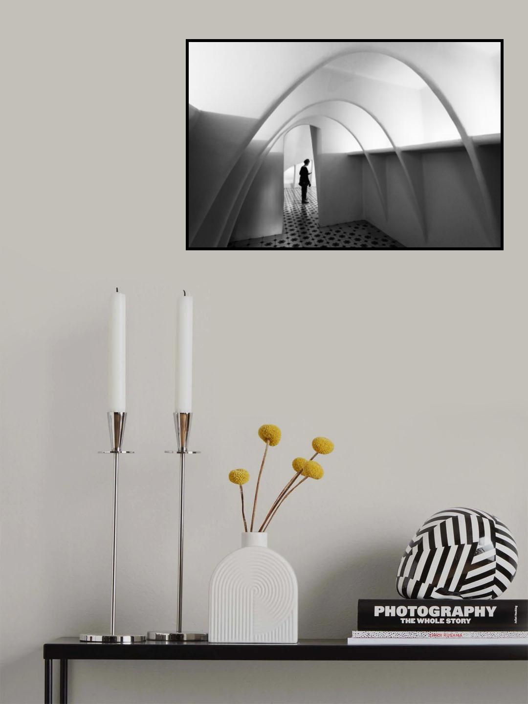 Curved line Poster och Canvastavla