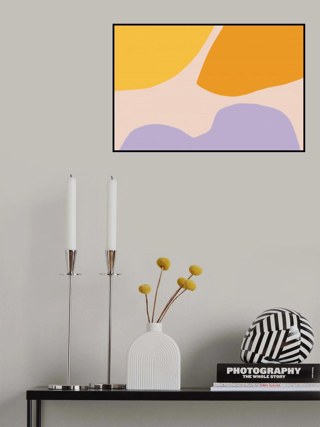 Happy Place Poster och Canvastavla