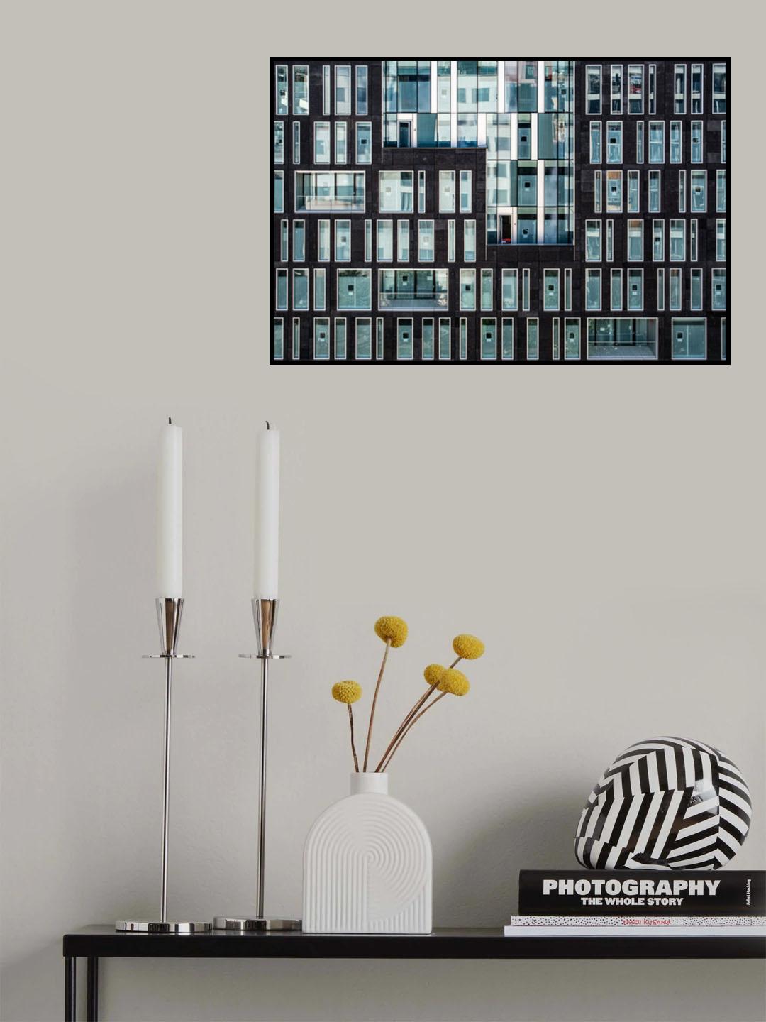the city reflected Poster och Canvastavla