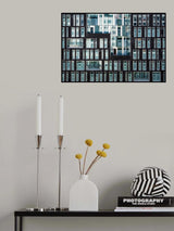 the city reflected Poster och Canvastavla