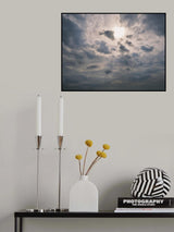 cloudy weather and sky background Poster och Canvastavla