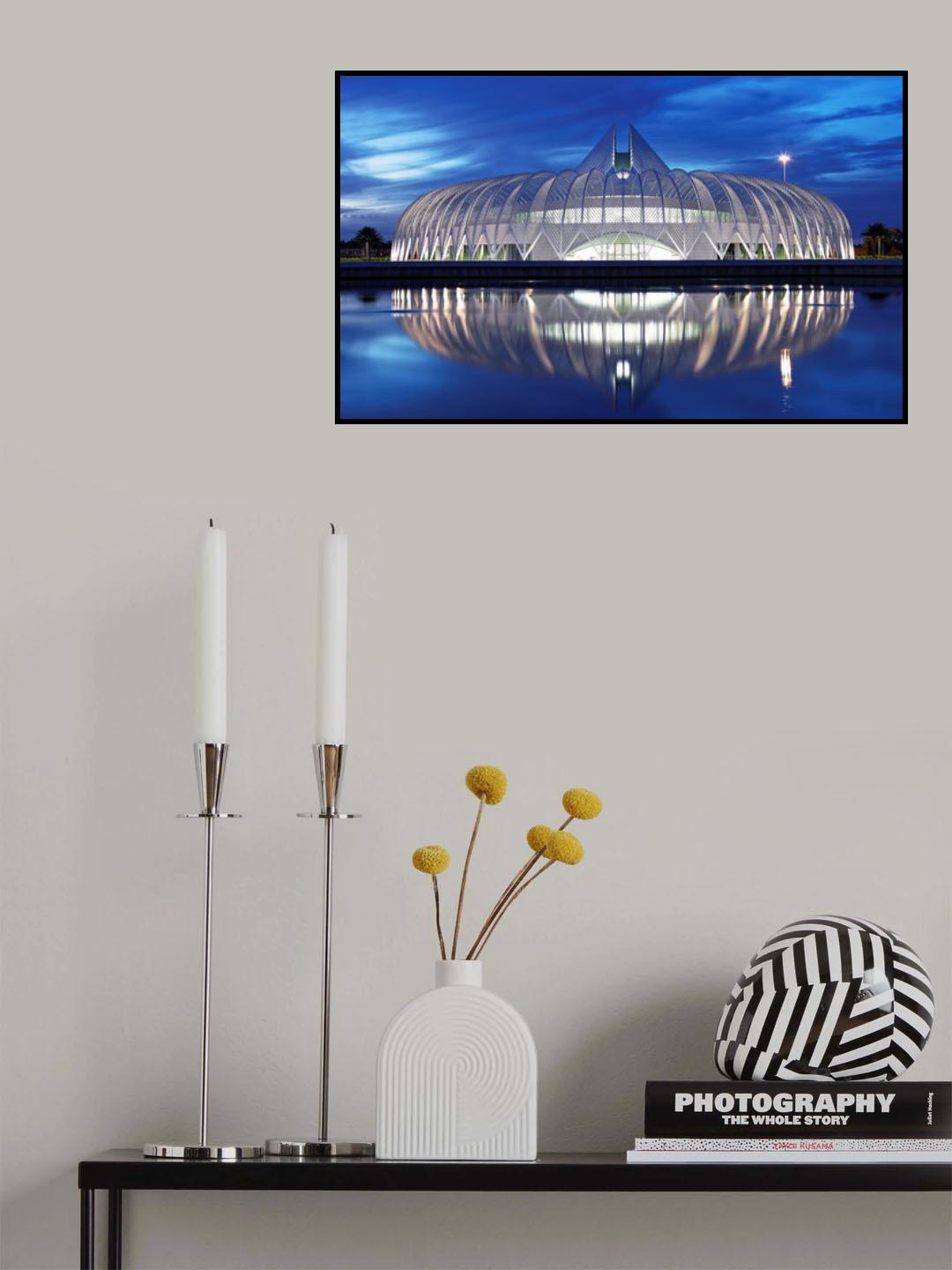 Polytechnic University of Florida at night Poster och Canvastavla