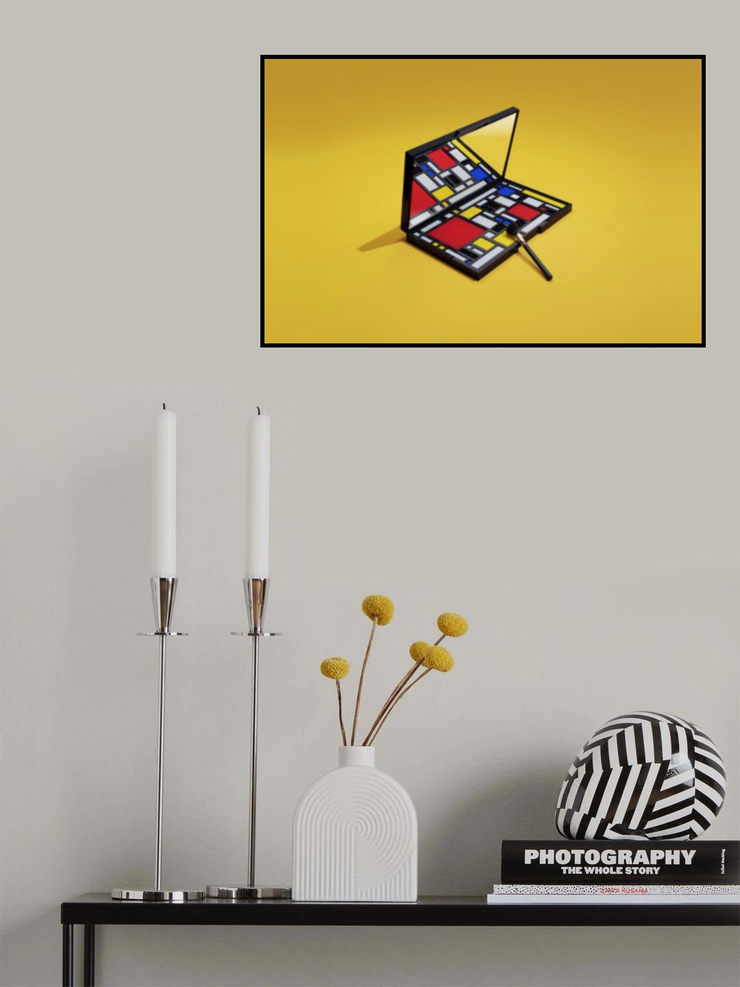 Mondrian Makeup Poster och Canvastavla
