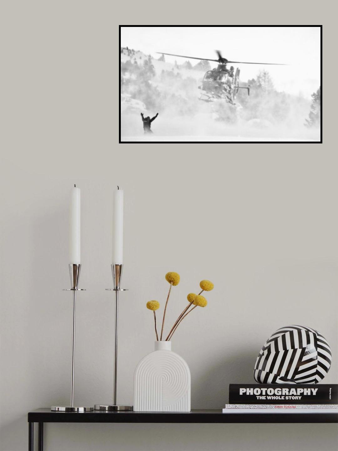 Rescue in the Mountain Poster och Canvastavla