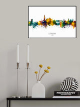 Córdoba Spain Skyline Poster och Canvastavla