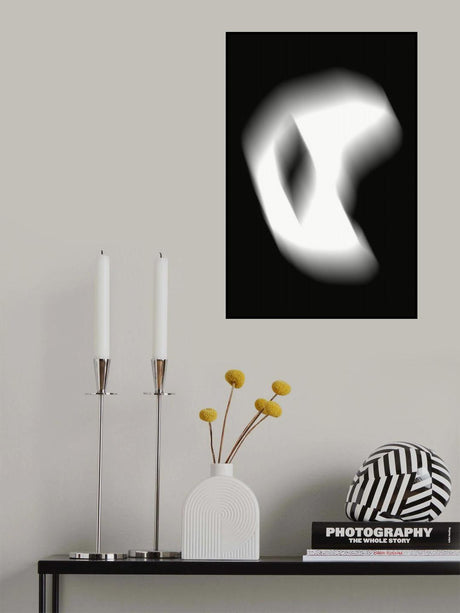 White blurry object 04 Poster och Canvastavla
