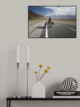 By donkey on the Karakorum Highway Poster och Canvastavla