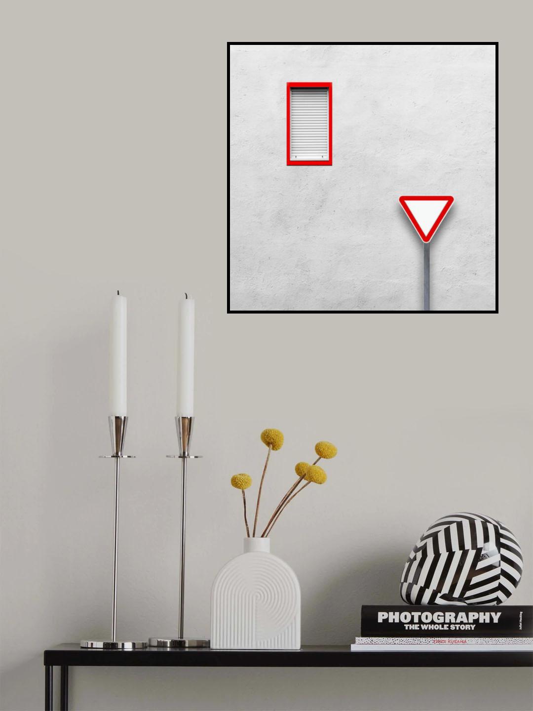 Red Edges Poster och Canvastavla