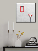 Red Edges Poster och Canvastavla