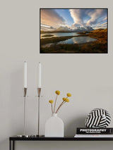 Golden lights at Terra del Paine Poster och Canvastavla
