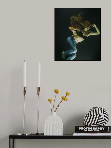 underwater artistic portrait shooting Poster och Canvastavla